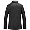 Winter Classical Motorcycle Business Soft Real sheep Leather Jackets Men Leather Jacket Thick Moto Coats Masculino Plus Size 4XL