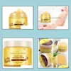 Body Scrubs 120Pcs Bioaqua 24K Gold Shea Buttermas Cream Peeling Renewal Mask Baby Foot Skin Smooth Care Exfoliating Drop Delivery H Otvwe