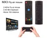 MX3 Air Mouse Voice Backlight Remote Control 2.4G RF tr￥dl￶st tangentbord f￶r Android TV -l￥da x96 x4 H96