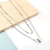 Hangende kettingen Asonsteel vintage hartvorm charme multi-layer ketens ketting goud kleur roestvrij staal voor vrouwelijke sieraden chokers