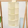 Storage Boxes Multi Layer Oxford Cloth Underwear Hanging Bag Home Dormitory Dust-proof Organizer Hanger Sock