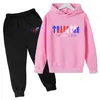 Baby Kinder Kleidung Sets Designerin Trapstar Kleinkind Kleidung Pullover Kapuzenkinder-Tracksuits 2 Stück Sets warmes Fleece-Jungen Mädchen Kinder Hoodies Sweatshirt Größe 100-160