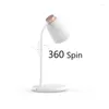 Table Lamps LED Desk Lamp USB Power Eye Protection Reading Book Light Touch Stepless Dimming Modern Decorative Three-color Switch