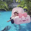 Life Vest Buoy Rooxin Baby Infant Float Pool Ring حلقة قابلة للنفخ مع Sunshade Deving Wheel Wheel Dircle Toys T221214