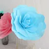 Decorative Flowers PE Large Artificial Rose Wedding Flower Wall Decoration Window Background Layout