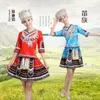 Stage Wear Miao Costume Dance Costumes Minority Women's Tujia Yao Handmade Pleated Skirt Show Clothes