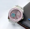2022 Mens Watch met doos automatisch mechanisch keramiek horloges 41 mm stalen glijdende clasp zwempolshulden saffier Luminous Watch Montre de Luxe