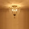 Plafoniere Lampada da camera da letto rustica antica a 3 luci Lampada da ristorante Superficie E14 Lampada a led Lampada moderna francese