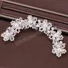 Luxueux bandeau de mariée mode Imitation perle princesse casque Vintage cristal bandeau mariage cheveux bijoux accessoires