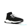 Hightop balencigas Knit Black Technical Stretch Sock Knits Shoes Sneakers 3D Shoes Build Mesh Runner Sports Speed balenciagas Trainers Comfort Walking With B