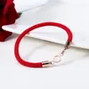 Strand ZooMango Vintage Bracelet à breloques de style chinois couleur or rose titane acier corde rouge chiffres romains pour les femmes ZB18149