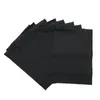 Czarne matowe ubrania opakowanie worki zamek błyskawiczne plastikowy statek uszczelniony wodoodporne torebki bielizny