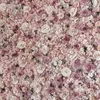 Dekoracja imprezy różowa sztuczna ściana róża 40x60 cm jedwabne panele kwiatowe na domowy wystrój ślubny