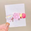 Accessoires pour cheveux Pinces à petites fleurs pour bébés filles Poignées pour enfants Barrettes florales Vêtements pour tout-petits