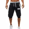 M￤ns shorts 2022 Herr bomullsblomma joggar h￶sten vinter man gym fitness bodybuilding workout byxor m￤n avslappnade pennbyxor