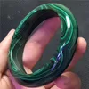 Bracelet véritable naturel vert Malachite cristal guérison pierre perle femme homme charme 60MM