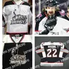 College Hockey nosi Thr Vintage Rare 2017 Dostosuj Echl Brampton Beast Męskie damski haft haft biały czarny wysokiej jakości tanie koszulki hokejowe