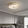 Plafoniere Deyidn Rame Oro Lampada Texture di Lusso Acqua Luce Rotonda per Interni Per Soggiorno Camera da Letto Ristorante Cucina