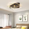 Ventilateur de plafond Led avec télécommande, éclairage d'intérieur, luminaire décoratif de plafond, idéal pour un salon, une chambre à coucher ou une salle à manger