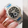 Top Mens Watch 5726 Series 40mm Moon Phase Dial Sapphire Glass Automatic Leather Strap Men Designer Sports Armtwatch318U