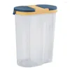 Garrafas de armazenamento tampa removível Excelente recipiente de cereais de grão transparente BPA Recipiente de comida grátis reutilizável para armário
