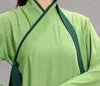 Roupas étnicas femininas tai chi uniforme estilo chinês de manga longa camisa unissex Terno de duas peças solto wushu