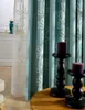 Curtain Lotus Embroidered Yarn EmbroideryPastoral Floral Curtains Cortinas For Living Room And Tulle Cortina Para Sala De Luxo
