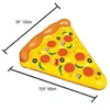 Schwimmweste Boje 180 150 cm Riesige aufblasbare Pizzascheibe Pool Float für Erwachsene Kinder Schwimmring Boia Piscina Wassermatratze Poolspielzeug T221214