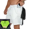 Męskie spodenki Pantalones Cortos para correr de verano hombre portivos fitness y2211