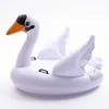 Life Vest Buoy Swim Ring Giant Inflatable Swan Pool Float Ride-On Swan Pool Swimming Ring Holiday Party Water Fun Toys s Boias Piscina T221214