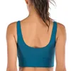 Yoga Outfit Backless Black Crop Top Gather Together -proof Sports Underwear Fitness Women Gym Wear