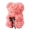 Gedroogde bloemen 25 cm Red Rose Teddy Bear Valentijnsdag Geschenk kunstmatige decor geschenken jubileum cadeau voor vrouwen bruiloft y2212