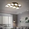 Plafondlampen Postmodern huisdecor LED LICHT CREATIEVE Design Art Bladeren Living Room verlichting Luster binnenarmaturen