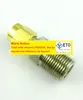 100Pcs Brass BNC Female to Gold Plated SMA Male Plug Coax RF Coaxial Coax Antenna Adapter Connector