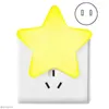 Party Decoration Control Star LED Night Lights Intelligent Light Socket Lamp US/EU Plug-in för barns sovrums Hall trappor