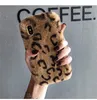 Leopard Style Phone Case for iPhone 14 PRO MAX Luxury Winter Warm Phone Cover