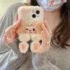 Dessin animé en peluche Phone Case Winter Fashion pour iphone 14 pro max