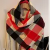 Winter Warmer Kaschmir Schal Designer Schals Karierter Pashmina Langer Schal Outdoor Fashion Plaid Schals Hohe Qualität 45x185cm