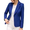 Women's Suits Beautiful Women Coat Anti-wrinkle Suit Jacket Elegant Slim Fit Colorfast Turn-down Collar Blazer
