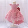 Girl Dresses Toddler Evening Party Princess Dress Baby Big Bow Tutu Gown Kids Birthday Wedding Ceremony Costume Gala Clothes Vestidos