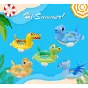 Life Vest Buoy Newest Kids Inflatable Dinosaur Pool Floats Tube Stegosaurus Swimming Rings Summer Beach Floaty Party Toys Lounge Raft for Kids T221214