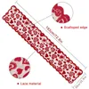 Tovagliette San Valentino Red Love Lace Spreader Tovaglietta Tovaglia Tovaglia Tovaglia Rettangolare Casa