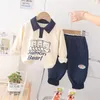 Autumn Baby Boy Clothes Baby Clothes Set Newborn Baby Kids Boys Clothes Tops Long Pants Outfits 2pcs Children Clothing