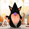 Party Supplies Halloween Decoration Gnome sans visage en peluche Ornements de poupée bat tomte nisse décor de table naine elfe suédois