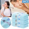 Towel Runners 3PC Absorbent Clean And Easy To Cotton Soft Suitable For Kitchen White Bath Towels Bathroom