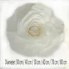 Decorative Flowers PE Large Artificial Rose Wedding Flower Wall Decoration Window Background Layout