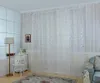 Cortinas cortinas brancas roxas cáqui tule marrom para a cozinha do quarto da sala de estar