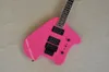 Guitare électrique rose avec HUmbuckers Floyd Rose palissandre peut être personnalisé