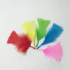 Coiffes 500 pcs/lote 4-9 cm multicolore plumes de plumes de dinde pour chapeaux robe de mariée accessoires de bricolage