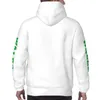 Erkek Hoodies Wales 3D Country Flag Baskı Özel İsim Numarası Erkekler Futbol Sweatshirt Kadın Hip Hop Sokak Giyim Takip Giysileri